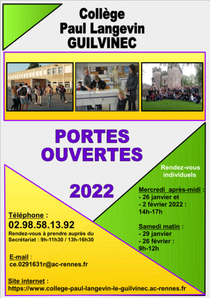Collège Paul Langevin : Portes ouvertes