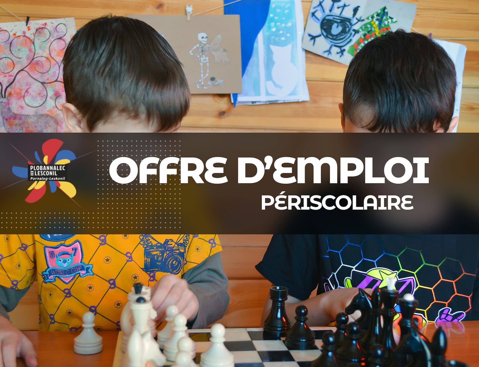 Offre d’emploi : Animateur/trice périscolaire à temps non complet (16h/semaine)