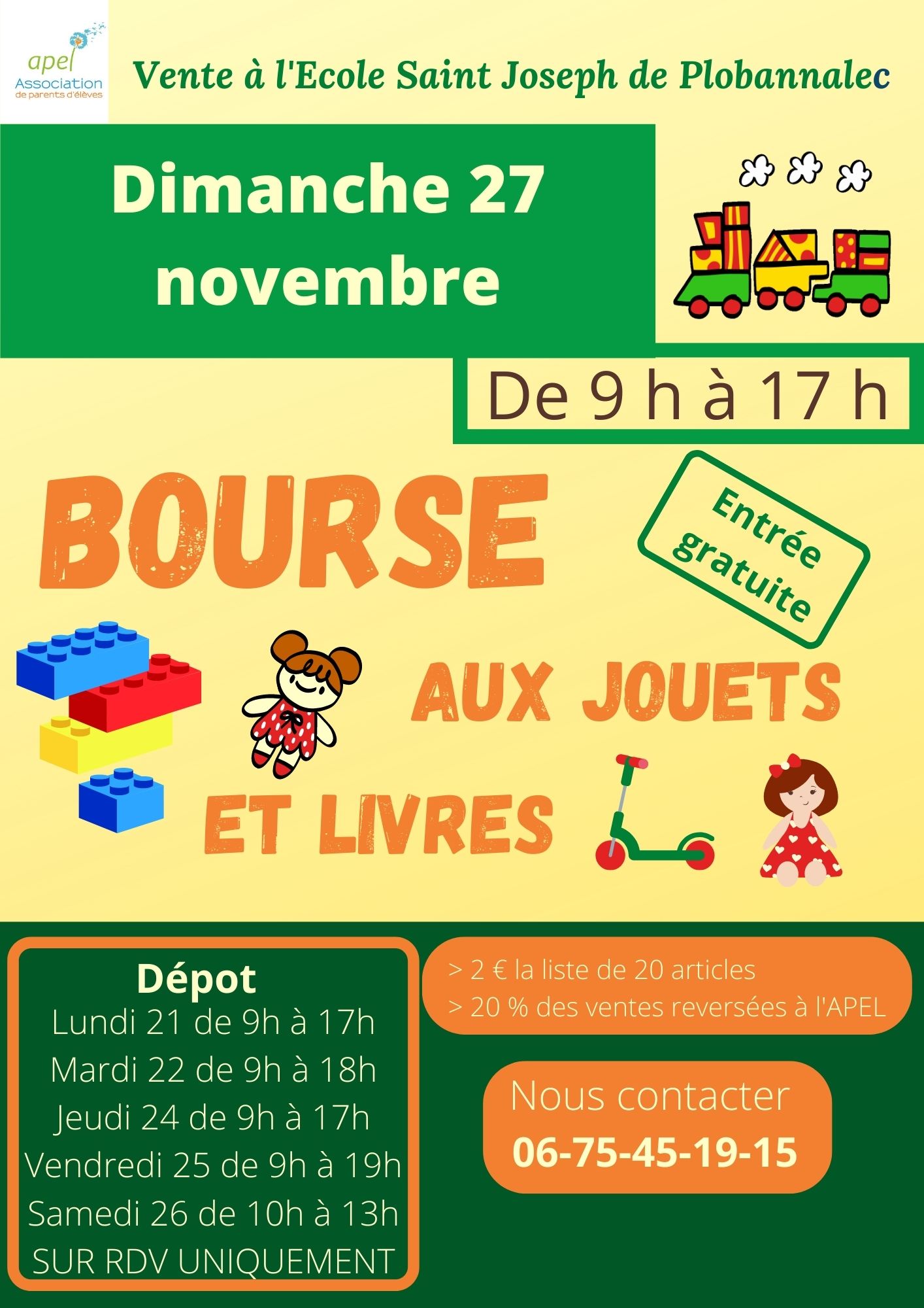 Bourse aux jouets et livres