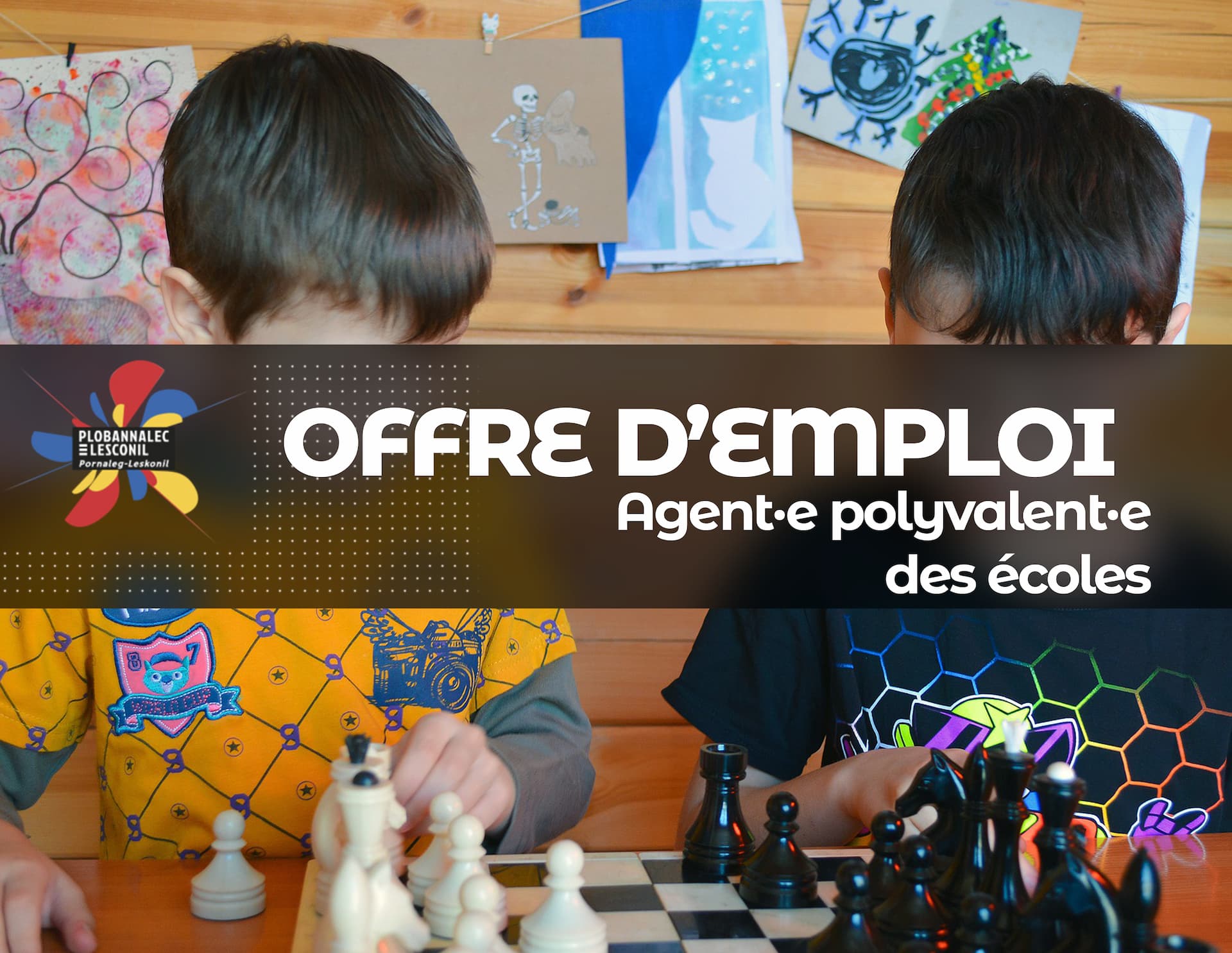 Offre d’emploi : Agent·e polyvalent·e des écoles