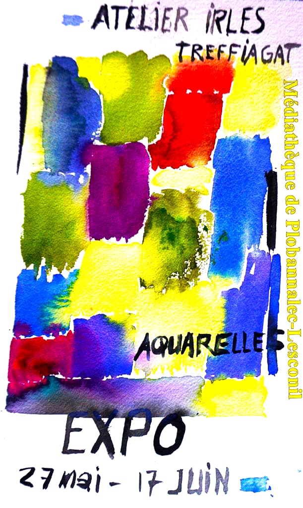 Exposition Aquarelles Anne-Marie Irlès et ses élèves
