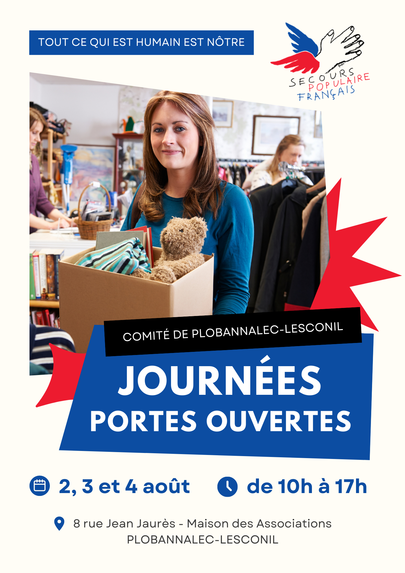 Portes ouvertes du Secours Populaire