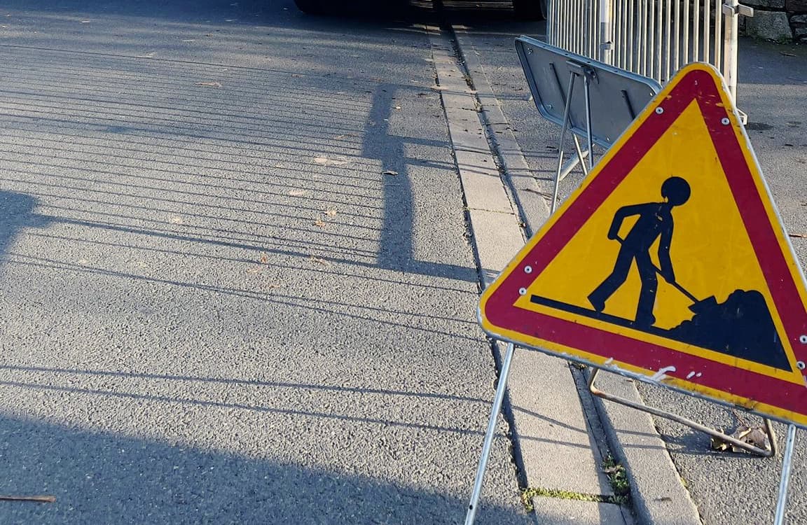 Travaux et route barrée sur la RD 102