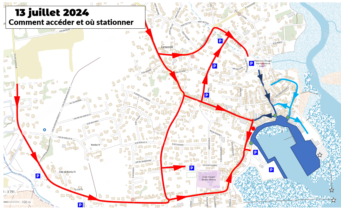 Festivités du 13 juillet : Port fermé à la circulation