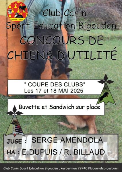 Concours de chiens d’utilité