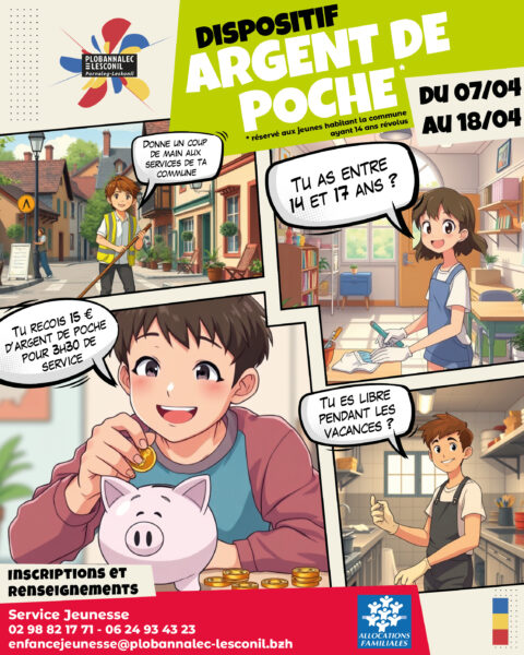 Dispositif Argent de Poche du 7 au 18 avril 2025