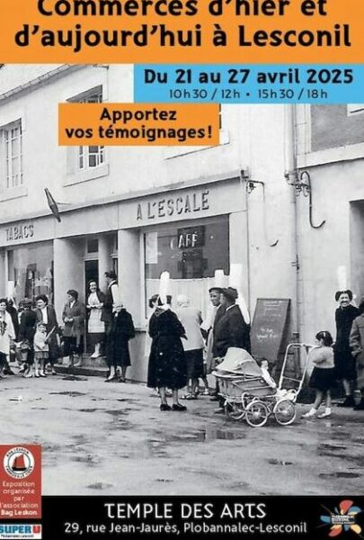 Exposition Commerces d’hier et d’aujourd’hui à Lesconil