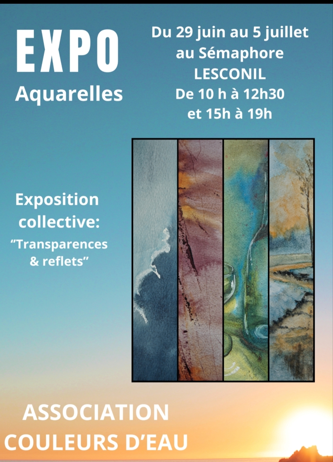 Exposition d&rsquo;aquarelles