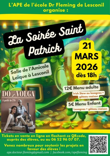 Soirée Saint-Patrick