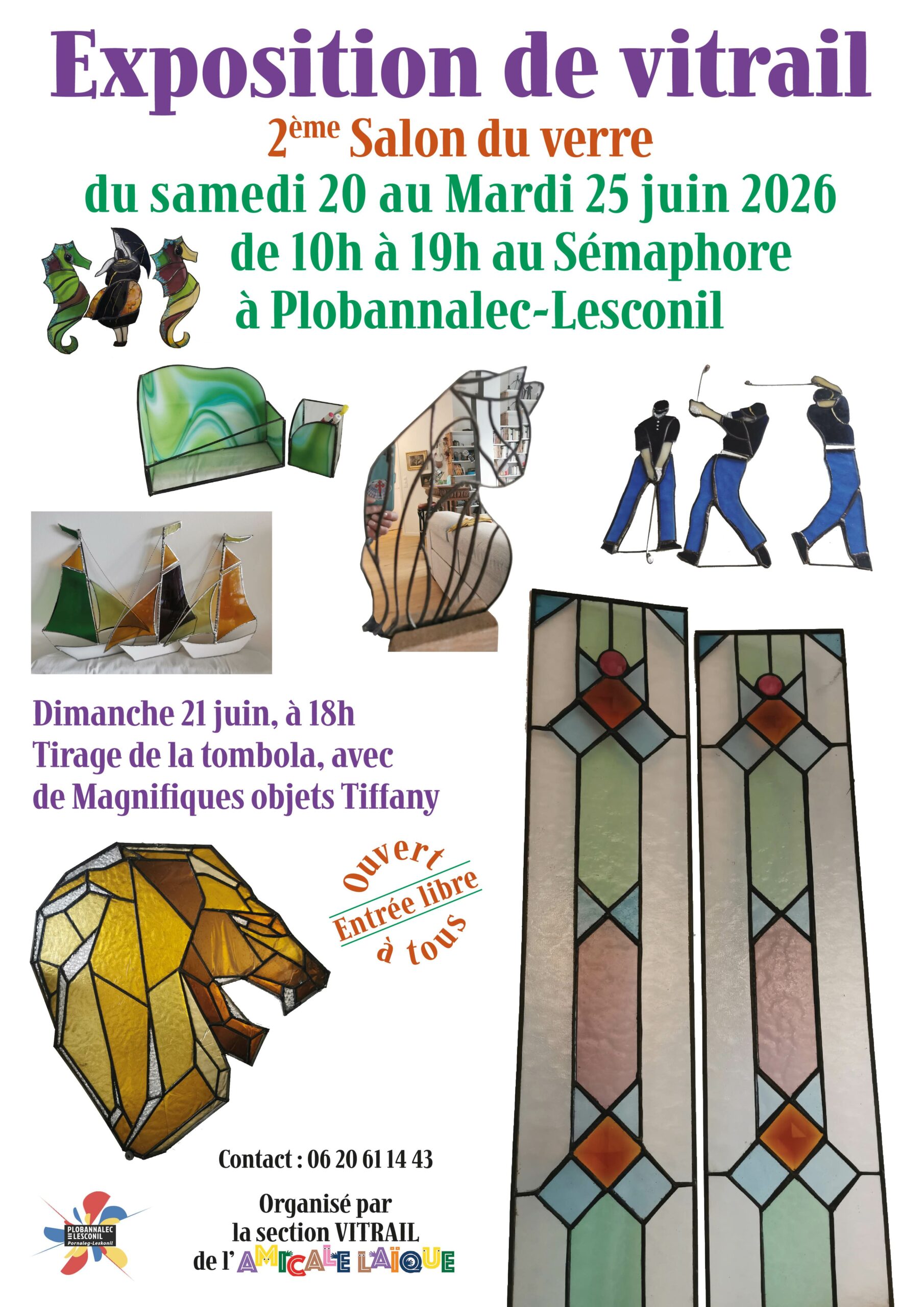 Exposition de l&rsquo;atelier Vitrail