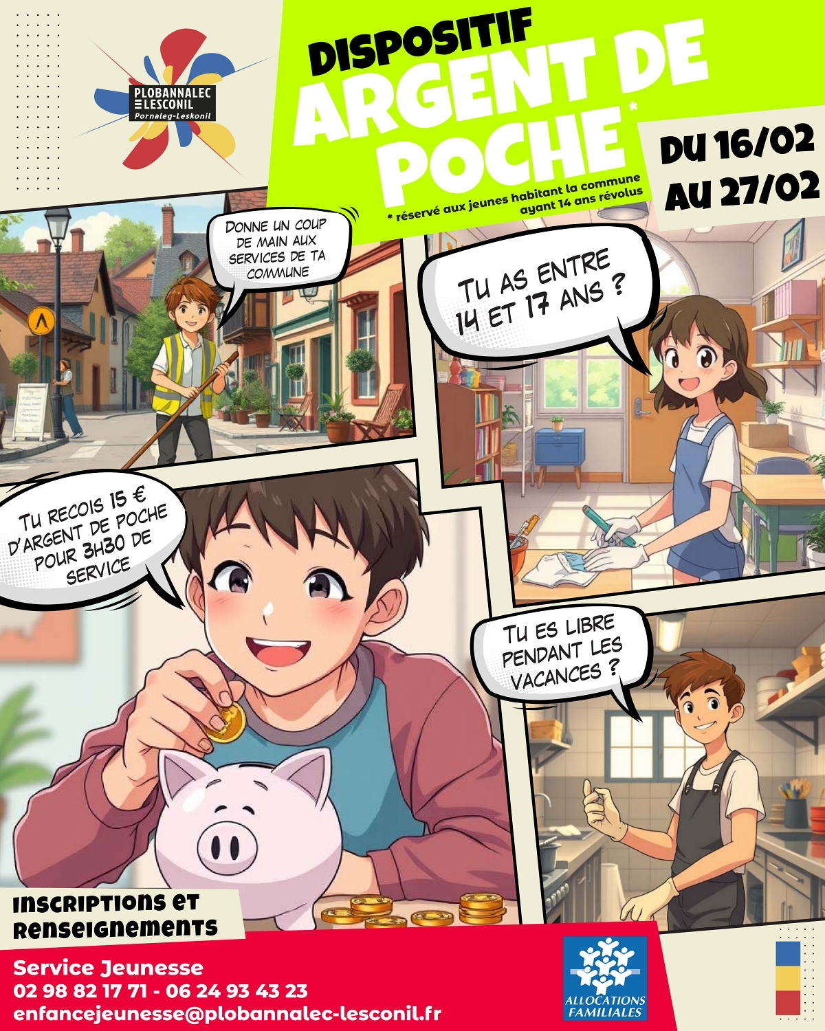 Argent de poche – Février 2026