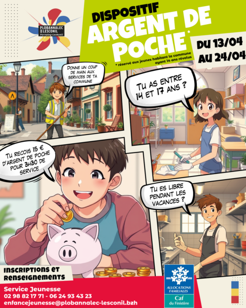 Argent de poche – Avril 2026