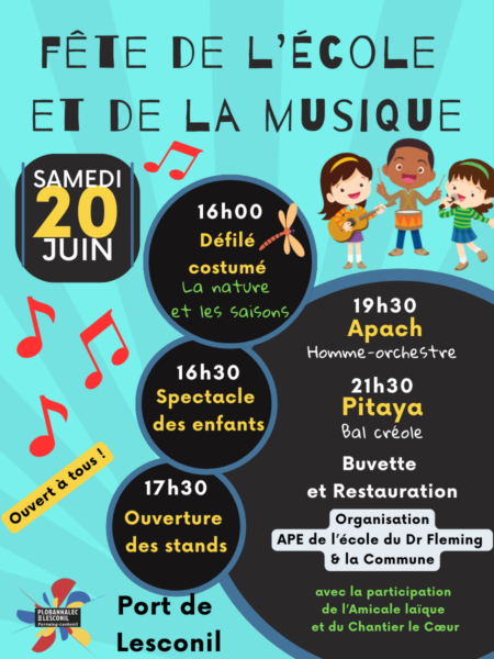 Fête de l&rsquo;école et de la musique