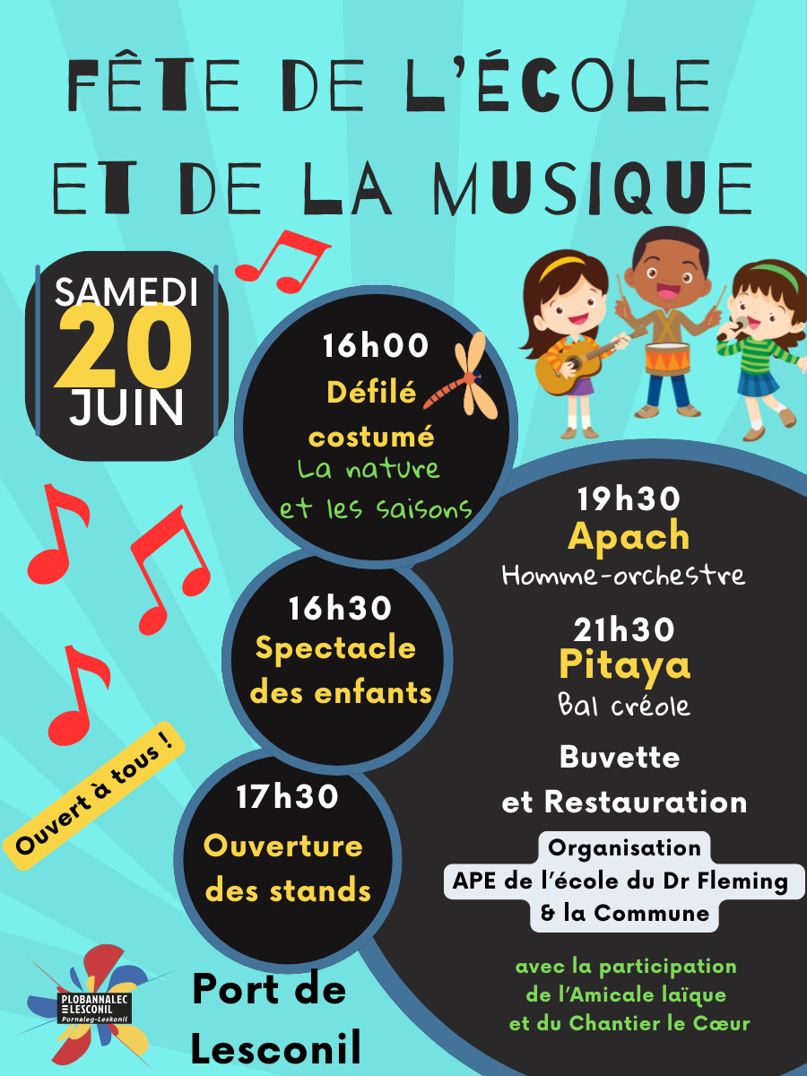 Fête de l&rsquo;école et de la musique