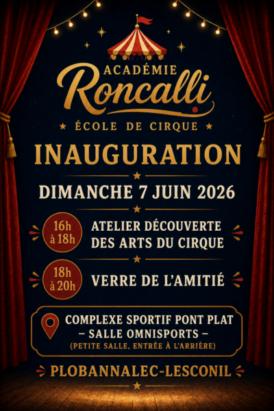 Inauguration Académie Roncalli