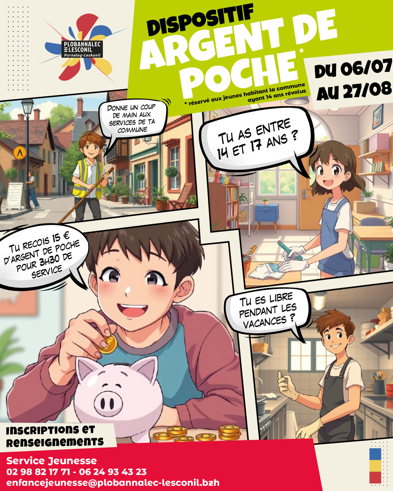 Argent de poche – Été 2026